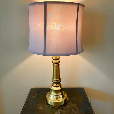Brass Table Lamp / Accent Lamp with Bulb , View more