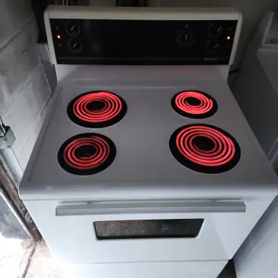 Frigidaire Electric coil stove White mechanical dials, View more