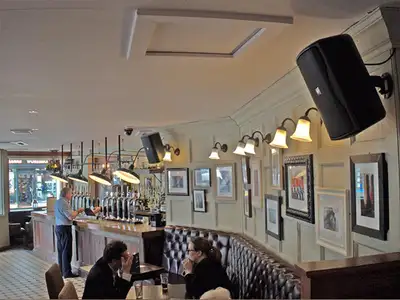 Speaker & Audio Installation for Cafés, Restaurants, Stores, View more