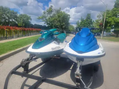 2004 Yamaha Wave Runner XLT 800 and 1997 SeaDoo GTX Both start and run great. Stored indoors over wi...