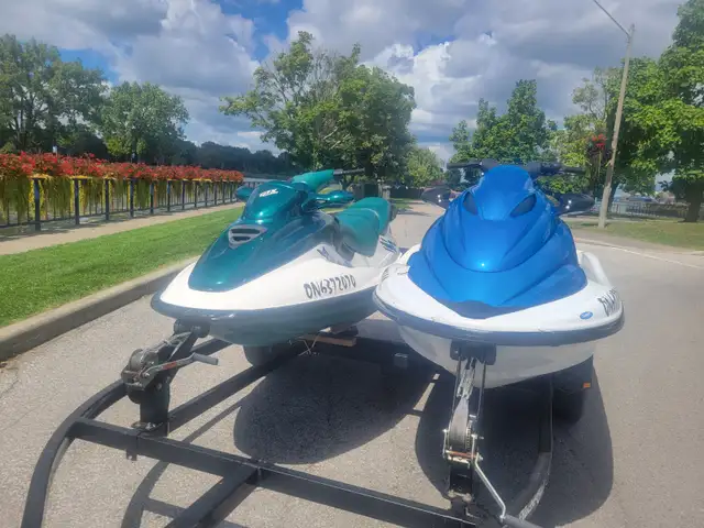 Pair of PWCs with trailer in Personal Watercraft in Windsor Region - Image 2