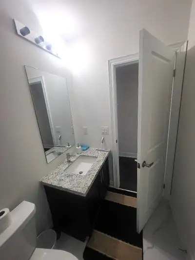 Brandnew property with totally separate entrance. Master bedroom with Full furnished bathroom. 3 min...