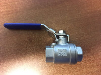 Stainless Steel ball valves 1/2” 1000 psi
