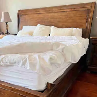 Wood King-size bed, View more