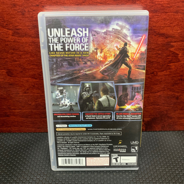Star Wars: The Force Unleashed - Sony Playstation Portable PSP - in Sony PSP & Vita in Windsor Region - Image 3