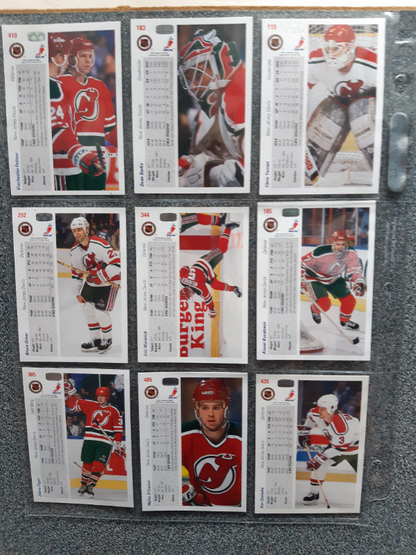 Carte de hockey Devils du New Jersey Upper Deck 1991-1992 dans Art et objets de collection  à Lévis - Image 3