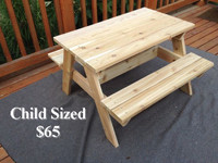Child Sized Picnic Tables