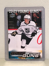 Brandt Clarke Young Guns Upper Deck Rookie Hockey Card LA Kings