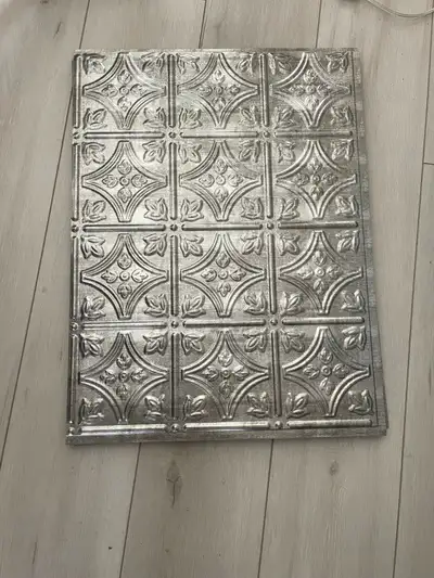 For 10 tiles 18 5/8 in x 24 3/8 in