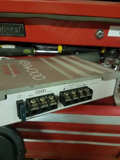 Kenwood amp and kenwood tweeters I have had sitting in a box for a while now both in good working co...