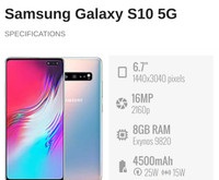 Samsung Galaxy S10 5G 256GB 