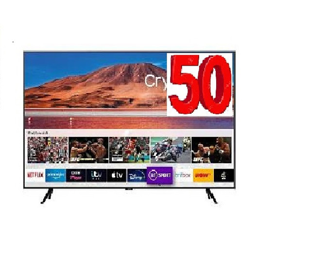 LED TV-50"-samsung-4K ULTRA HD SMART-IN BOX-Warranty-$479.no tax in TVs in City of Toronto