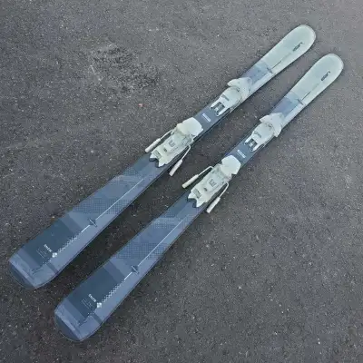 New 158cm ELAN Skis with Bindings, View more