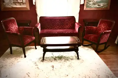 1927 Hide-abed, Rocking Chair and Chair Set, View more