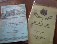 2 Vintage Brochures/Manuals: Vapor-Clarkson Steam Generators