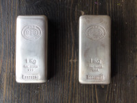 1Kg silver bars