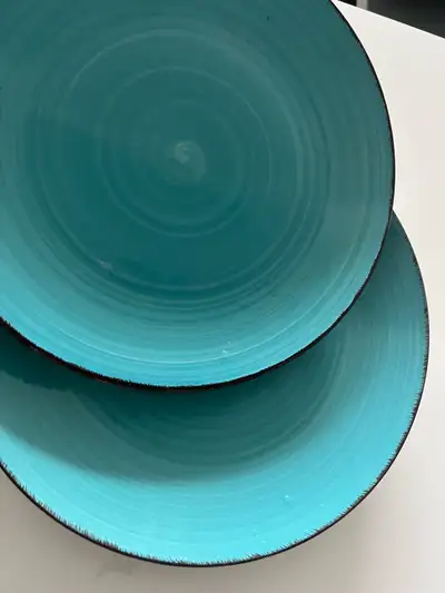 Teal Dinner Plates, View more
