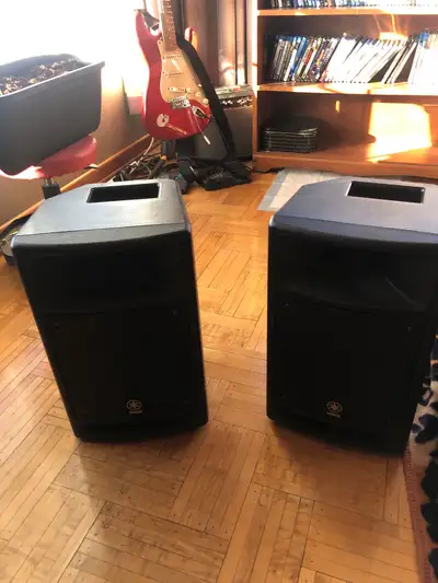 pa speakers and amp, View more