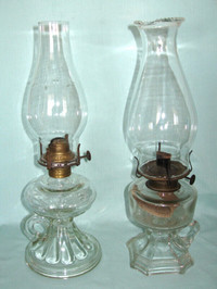 LAMPES A L HUILE/ VOTRE CHOIX/ANTIQUE OIL LAMPS / YOUR CHOICE b