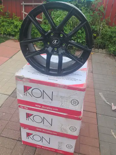 All 4 rims are in good condition, but 1 rim has some minor scratch on the outside edge (as shown in...