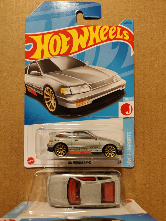 New Hot Wheels Mainline '88 Honda CRX 1:64 diecast car JDM HW in Toys & Games in City of Toronto - Image 2