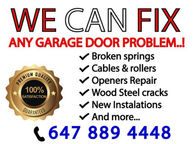 Garage Door and Openers Repair - Installation - Services OPEN TO