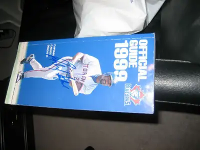 Baseball Football Book Delgado Zaun Gretzky Flutie  + Bobblehead, View more