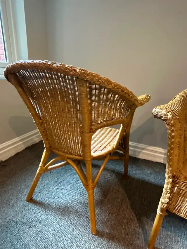 Wicker chairs - Pier1 - $200 set in Chairs & Recliners in City of Toronto - Image 6
