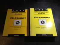 1994 Dodge Colt and Eagle Summit Factory Service Manual Set