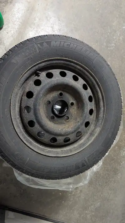 Used Michelin X-ice winter tires and rims for sale 195 65 R15 on 5x4.5 rims $150 OBO Cash only pleas...