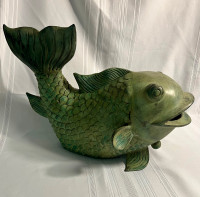  Massive bronze koi fish