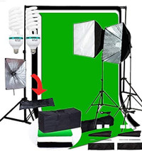 CanadianStudio Pro Studio Light & Backdrop Setup