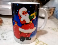 Village gourmet ceramic Christmas mug New