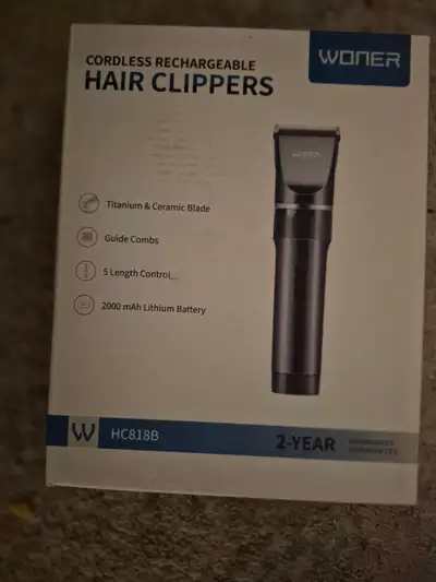 CORDLESS RECHARGEABLE HAIR CLIPPERS, View more