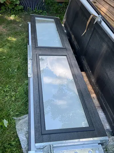 new black garage door 8x7 ft, View more
