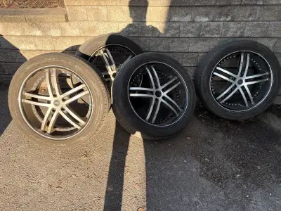 À vendre : Jantes Status 20” + Pneus d’été Nexen 275 40 20– Parfait pour Acura MDX, Honda Pilot etc...