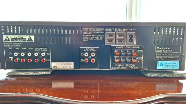 Technics SUV76 100 *ANALOG* Watts in Stereo Systems & Home Theatre in Oshawa / Durham Region - Image 8
