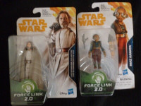 Star Wars Force Link 2.0 figures - Luke Skywalker & Maz Kanata