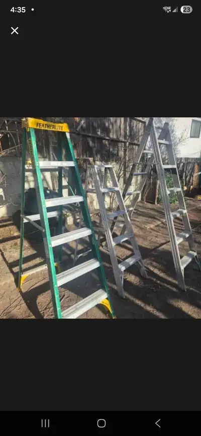 ladders all sizes for sale make me offer, View more