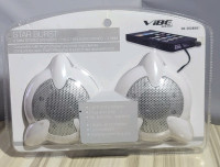 Vibe Sound STAR BURST 3.5MM MINI Portable Stereo Speakers 