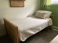 Crate design twin bed