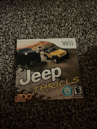 Wii jeep thrills game