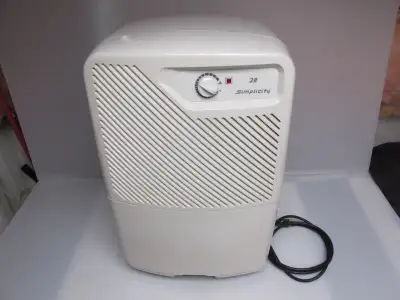 Exc. cond Simplicity medium capacity dehumidifier, cleaned works, View more