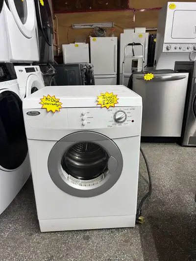Drye whirlpool 24” -  %100 working 30  days warrant, View more