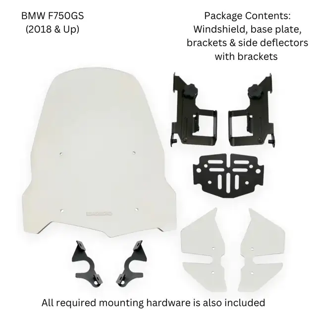 Madstad windshield BMW F750gs F800gs F850gs in Motorcycle Parts & Accessories in Longueuil / South Shore - Image 4