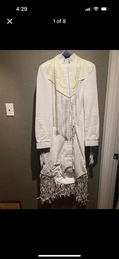 Vintage Leather Wedding Dress, View more