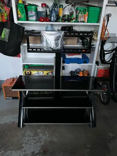Glass Stand with TV Mount, View more