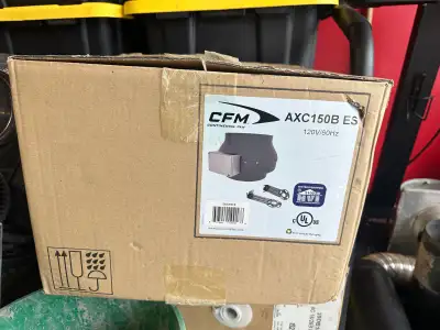 Inline exhaust fan Serial # AxC150B ES Brand new in the box never used Please let me know if you are...