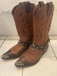 Bottes DOUBLE H Canada western cowboy harnais gr. 6 1/2 femme