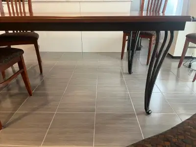 kitchen table and 8 chairs, View more